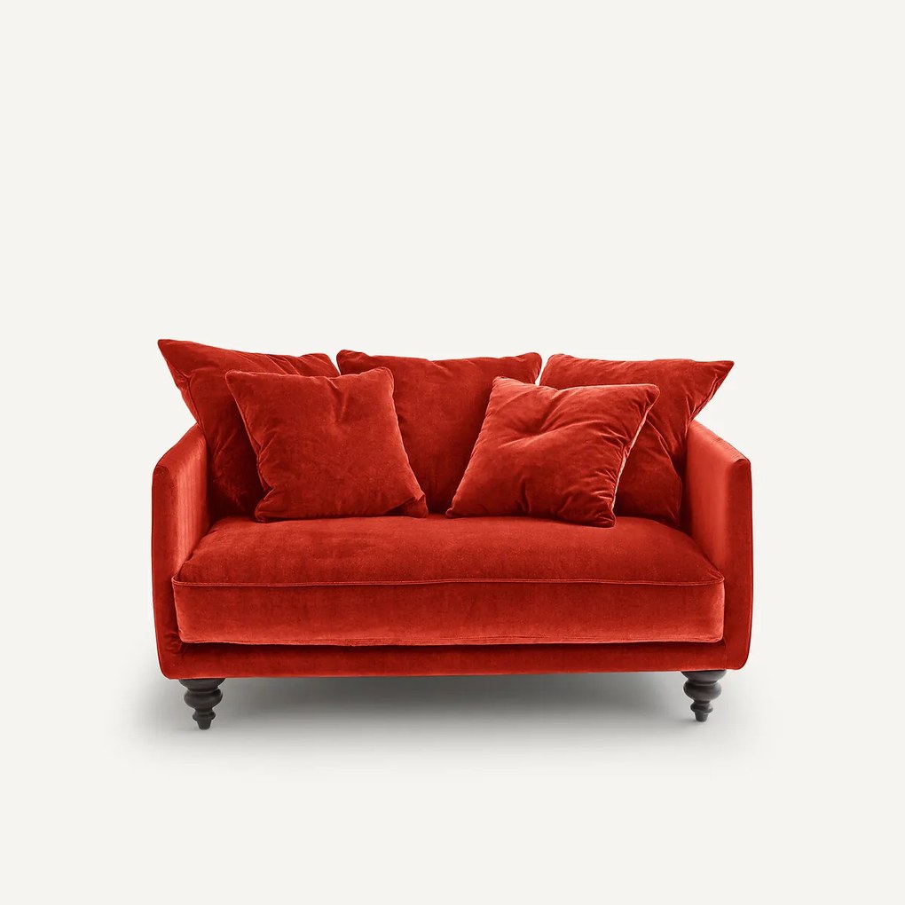 2-zits fluwelen bank, Lazare