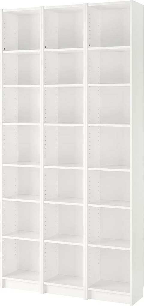 IKEA BILLY Boekenkast 120x28x237 cm Wit Wit - lKEA