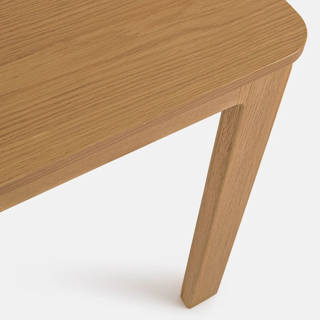 Uitschuifbare eettafel, eikenfineer, 6 tot 8 couverts, Talet