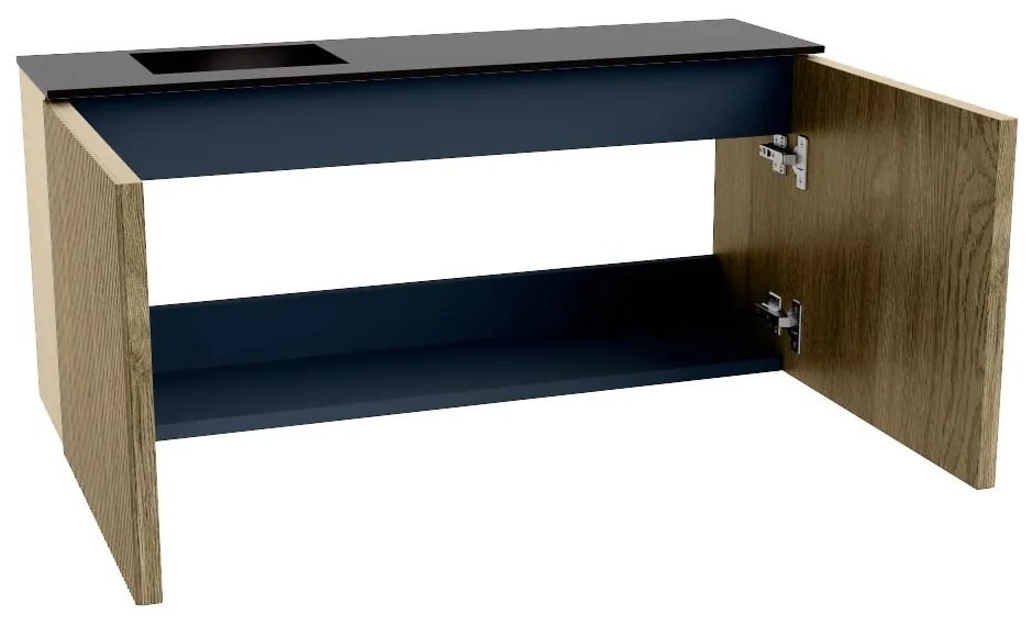 Mondiaz Joya 90cm toiletmeubel dusk met wastafel faye links 1 kraangat urban