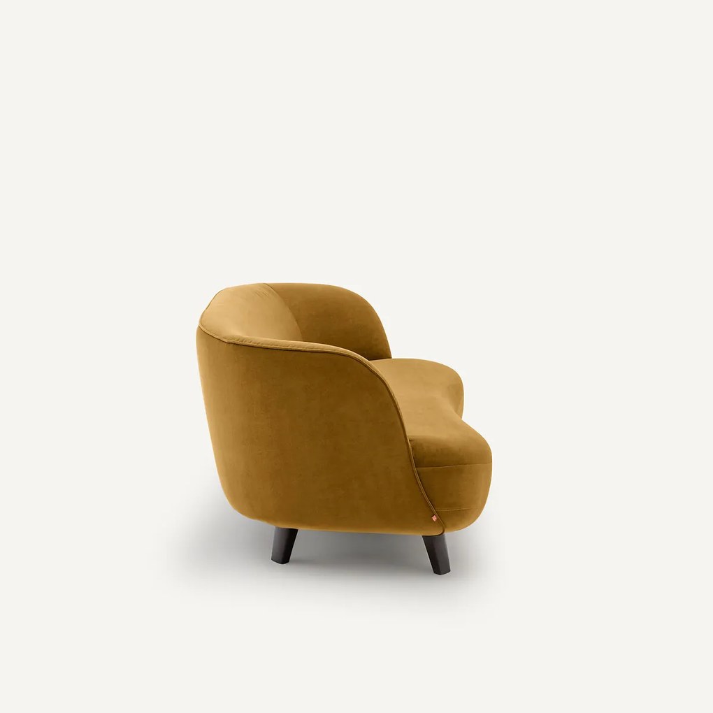 XS Sofa, in fluweel, ROSEBURY, ontwerp door Emmanuel Gallina