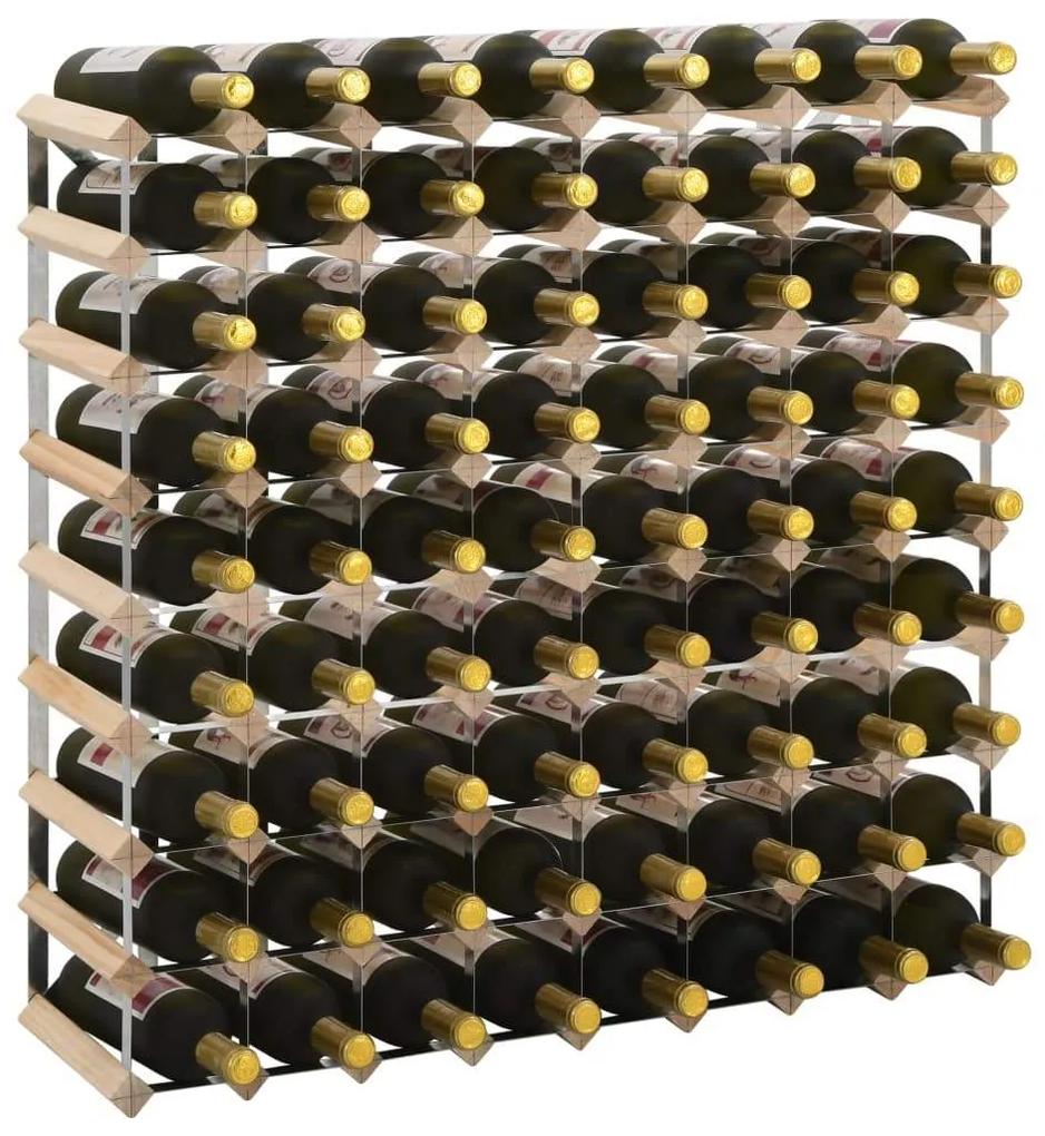 Medina Wijnrek voor 72 flessen massief grenenhout