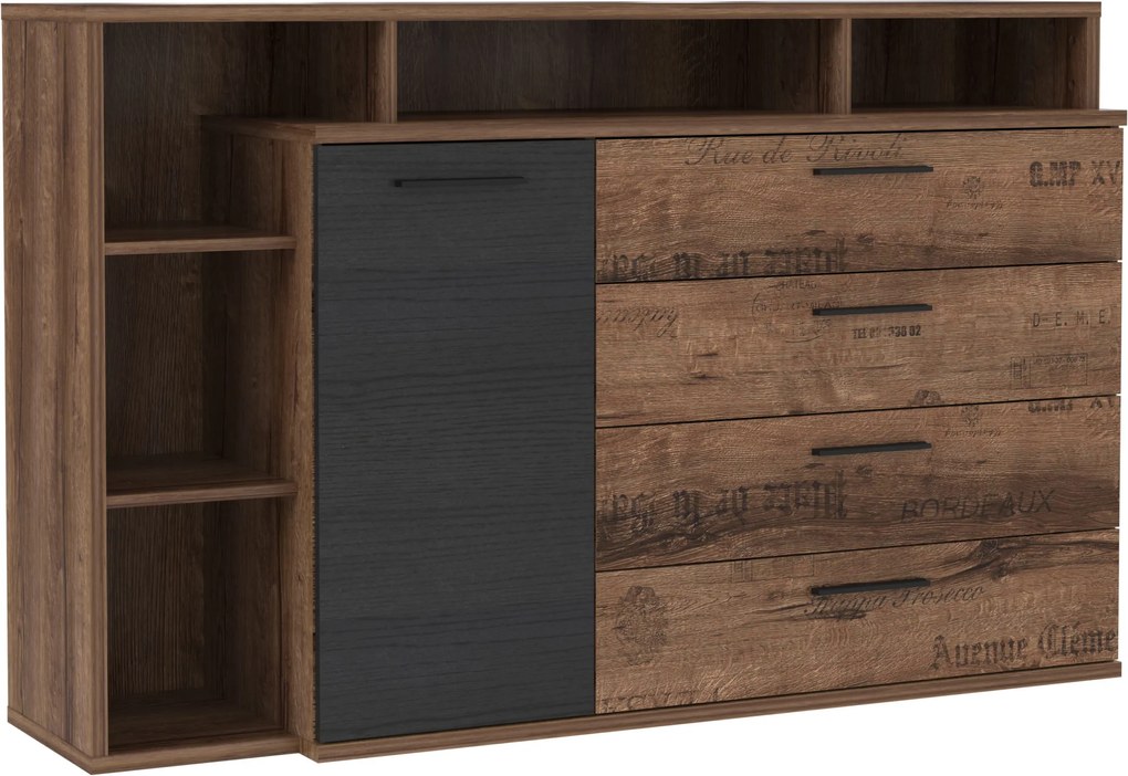 Industrieel Dressoir Blainville Bruin