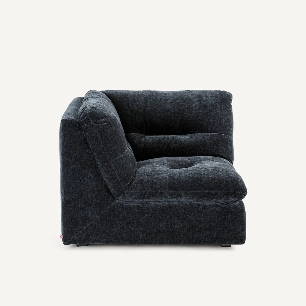 Modulaire 90° hoek in chenille fluweel, GIULIANO