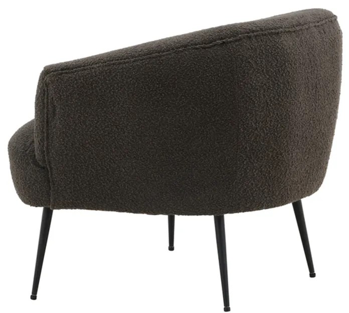 Moderne Ronde Fauteuils Donkergrijs