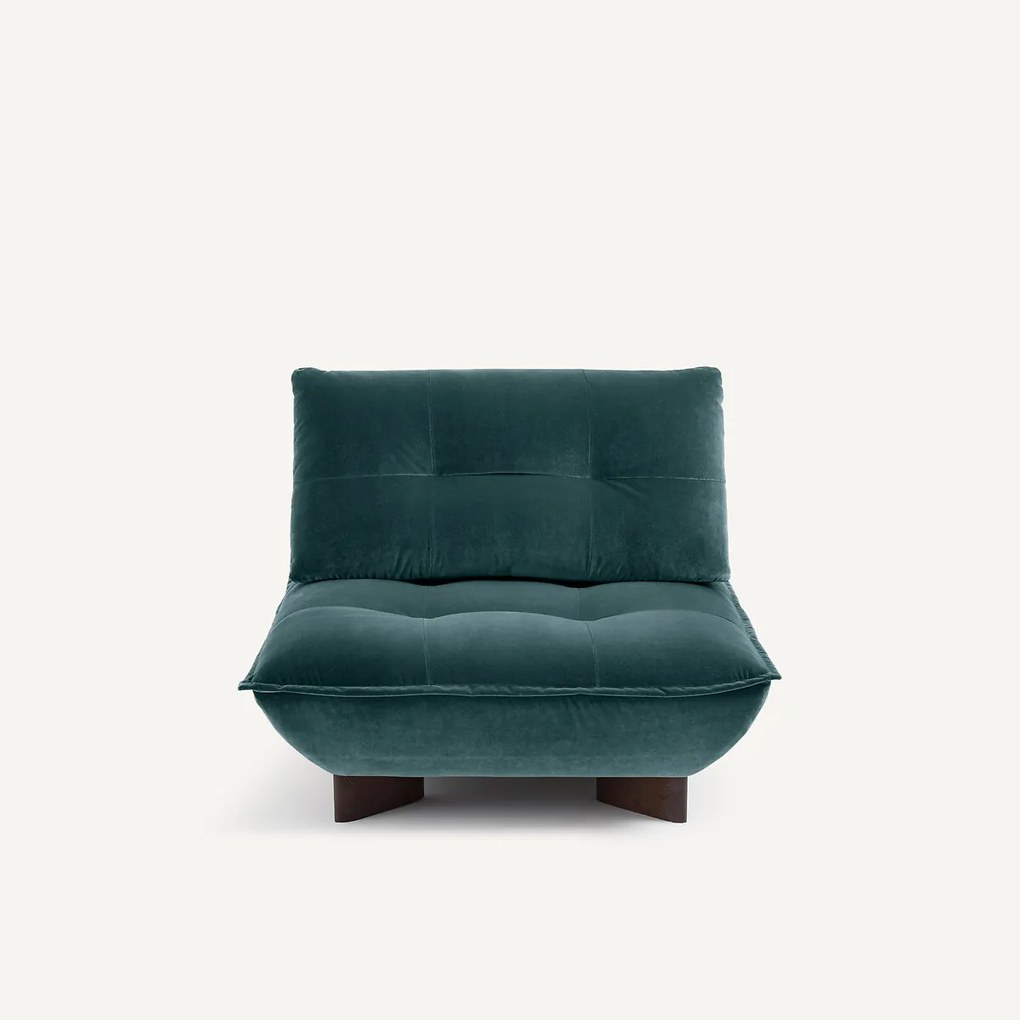 Modulaire fauteuil in fluweel, KAORI