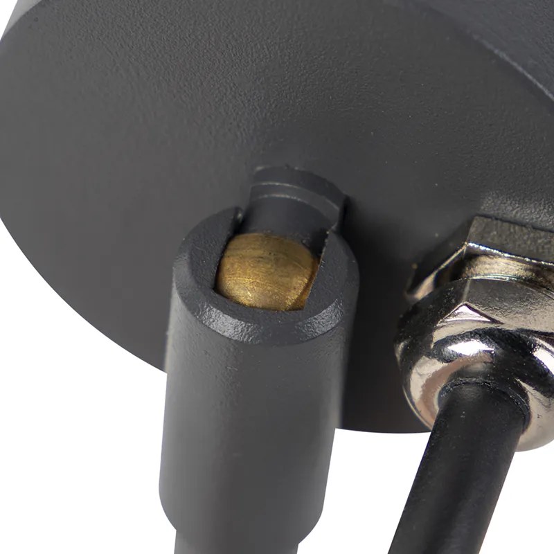 Buitenlamp Prikspot antraciet verstelbaar IP44 - Solo Modern GU10 IP44 Buitenverlichting cilinder / rond