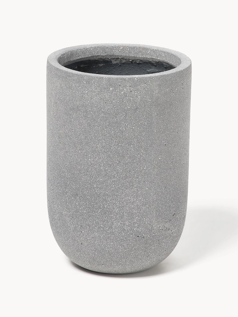 Outdoor plantenpot Tuscany van beton, H 34 cm
