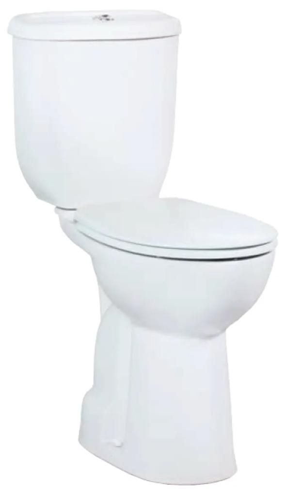 Toiletpot Staand Verhoogd +5.5 cm Wit Compleet (AO)