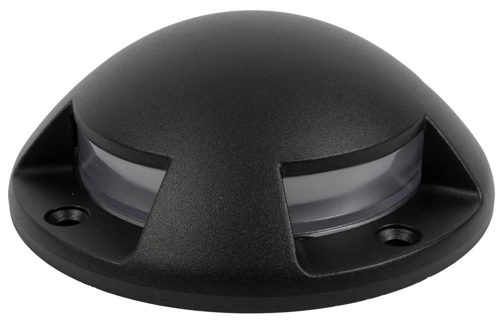 Star 4-lichts Grondspot Zwart