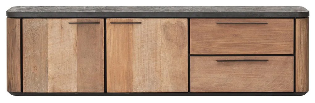 DTP Home Soho Hangend Tv-meubel Teak En Mortex 150 Cm - 150x40x42cm.