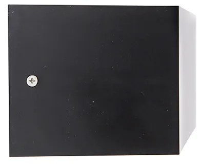 Smart  moderne wandlamp zwart IP54 incl. Wifi A60 - Houks