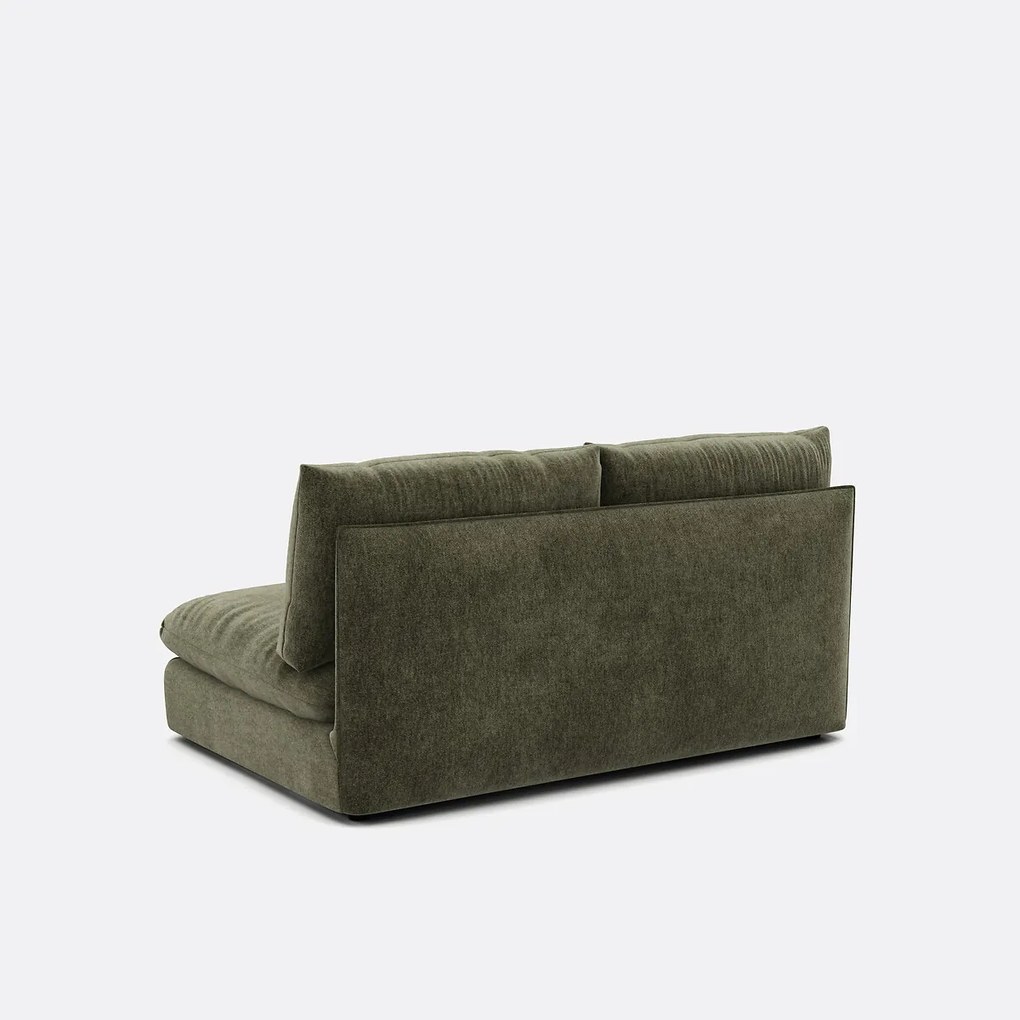 Modulaire 2-zitsbank.gemêleerd polyester, Malo