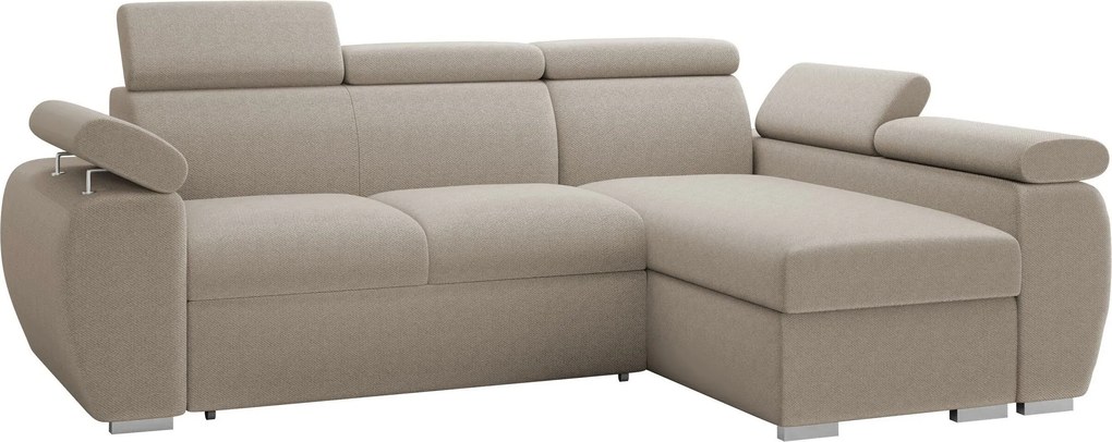 Hoekbank Columbus 132, Aanwezig, Aanwezig, 255x170x85cm, 135 kg, Poten: Kunststof, Hout: Grenen