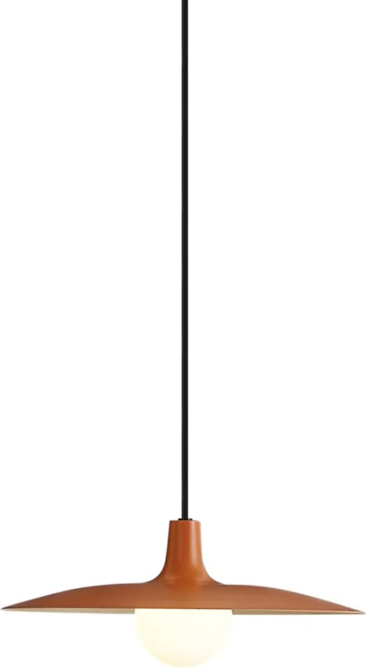 Retro hanglamp oranje voor railsysteem 1-fase - Slimline Panzi