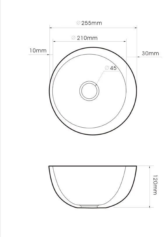 Best Design fontein Round opbouwkom 25cm