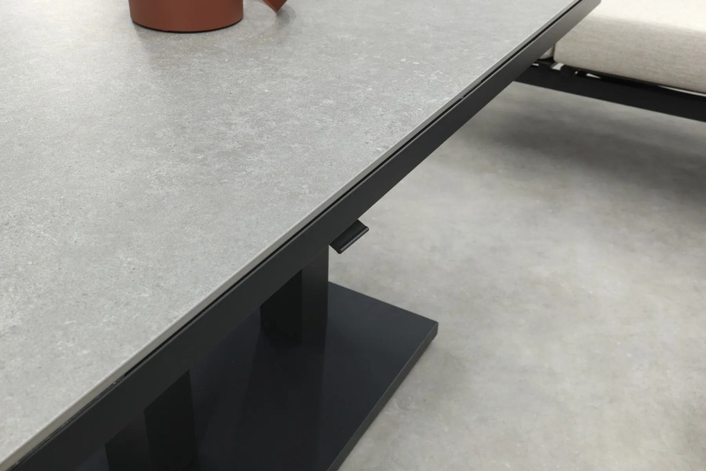 Lagos/Milford loungeset - met verstelbare tafel - links & rechts