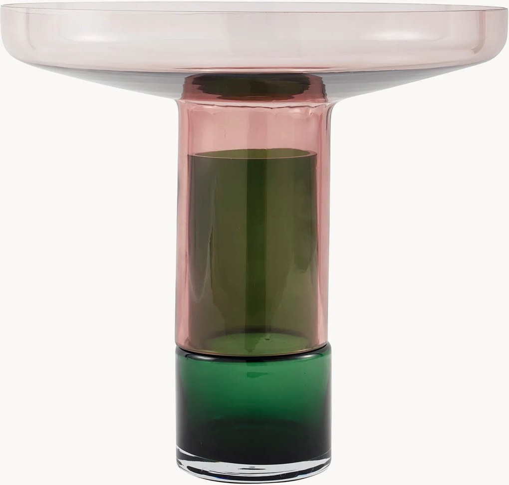 Vaas Formy van sodalimeglas, H 36 cm