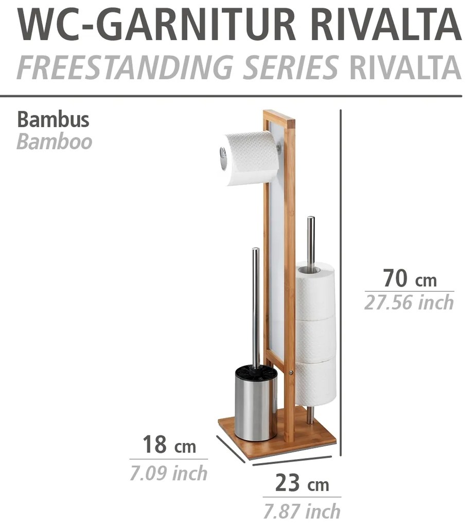 Wenko Rivalta wc-boy bamboe