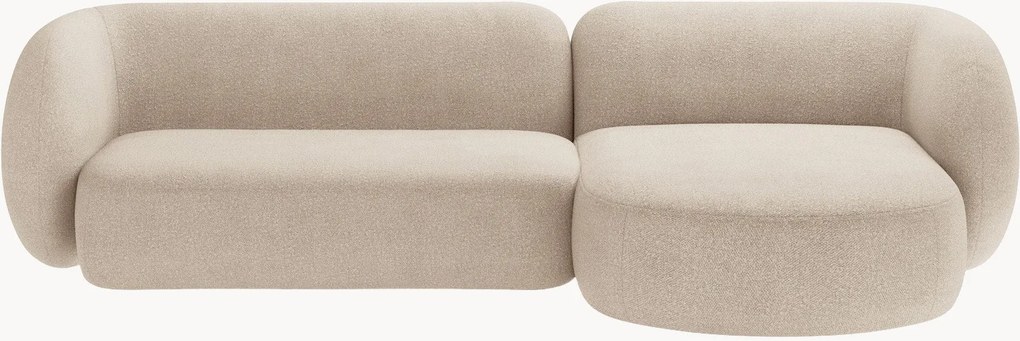 Modulaire bouclé hoekbank Kate (3-zits)