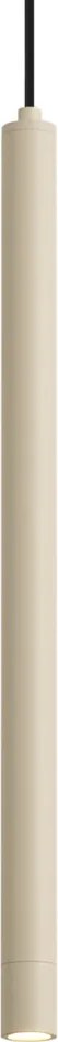 Moderne hanglamp beige met ingebouwde plafondplaat - Chuba