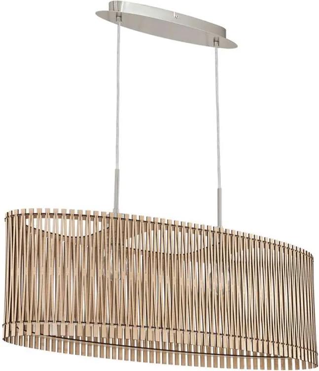 EGLO hanglamp Sendero 2 - ahorn - 78 cm - Leen Bakker