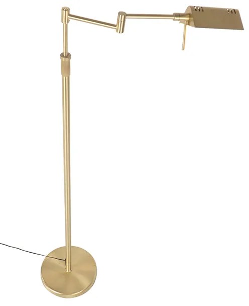 Vloerlamp messing incl. LED met touch dimmer - Notia