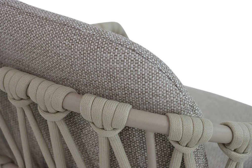 Tuinset 10 personen 400 cm Aluminium/rope Taupe Coco Barcelona/Brighton