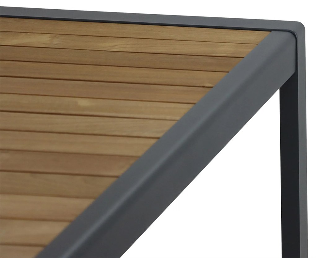 Tuinset 4 personen 180 cm Aluminium/textileen Grijs Lifestyle Garden Furniture Rosello/Valence