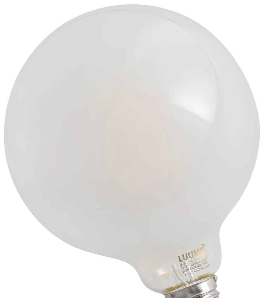 Set van 5 Smart E27 dimbare LED lampen G125 mat 7W 806 lm 2700-6500K