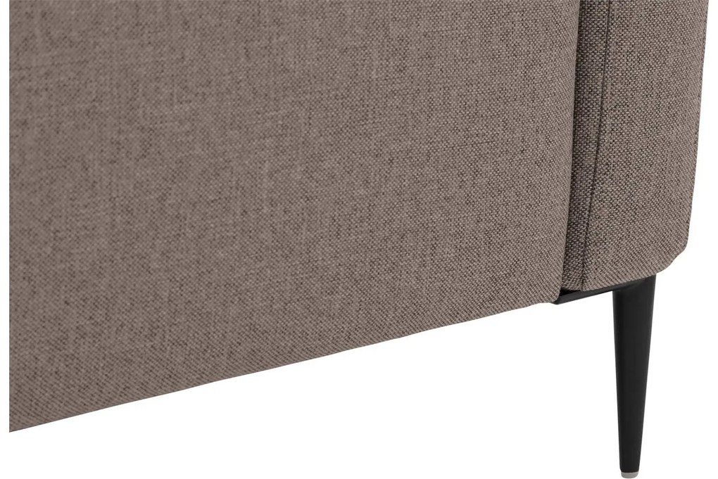 Goossens  Key West grijs, stof, 3-zits, modern design