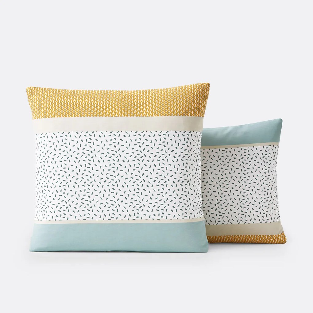 Kussensloop in katoen, Happy Stripes