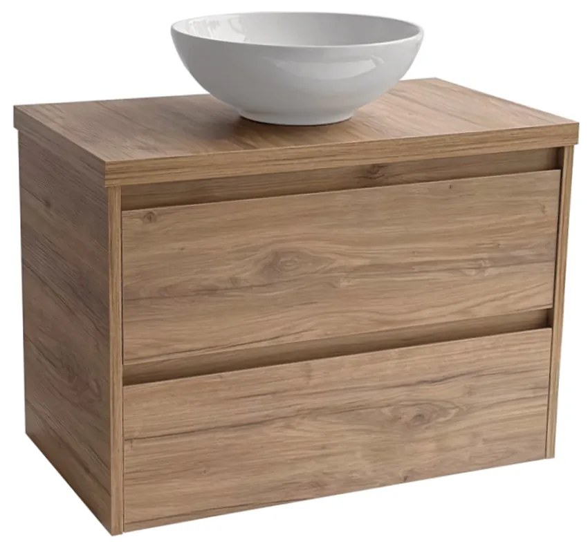 Sanicare Avenza/Arda toppaneel 80cm diveria oak