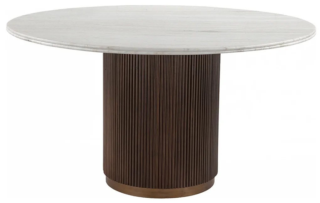 Richmond Interiors Mayfield Ronde Eettafel Marmer 140 Cm - 140 X 140cm.