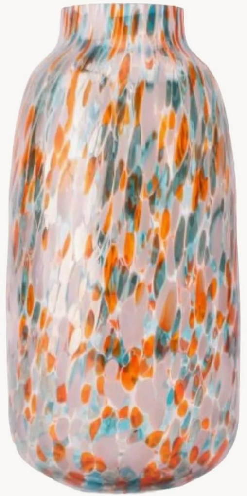 Mondgeblazen vaas Confetti, H 26 cm