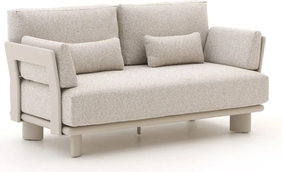 Loungebank Tuin Bellagio   | Aluminium | 2 personen | Tuinbank Beige | 160cm | Incl. kussens | Kees Smit Tuinmeubelen