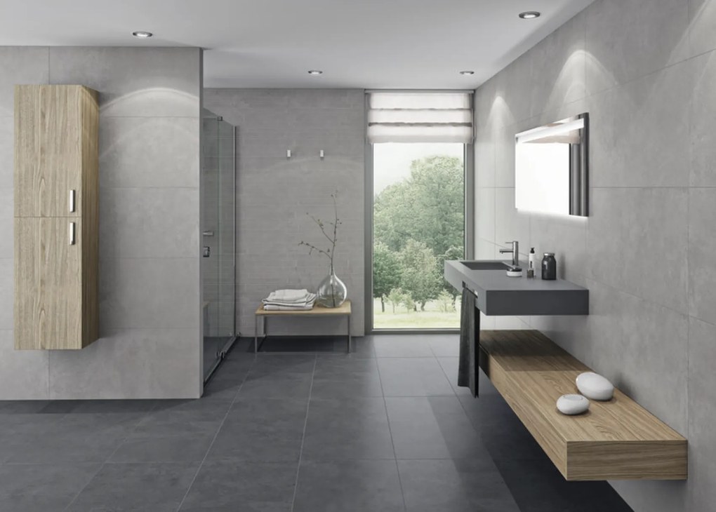 Vloertegel 30x60 Cm Cifre Nexus Anthracite