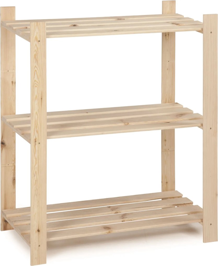 Practo Home opbergrek met 3 legborden - Max. 45KG - Enkel - 95x80x30cm