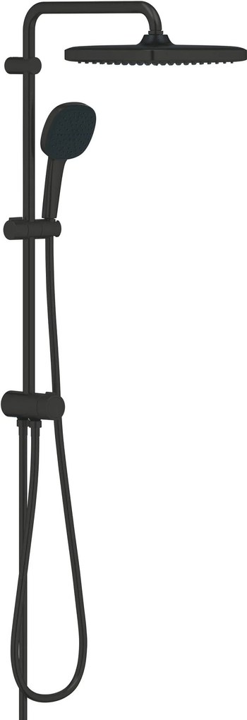 Grohe Vitalio Comfort 250 doucheset mat zwart