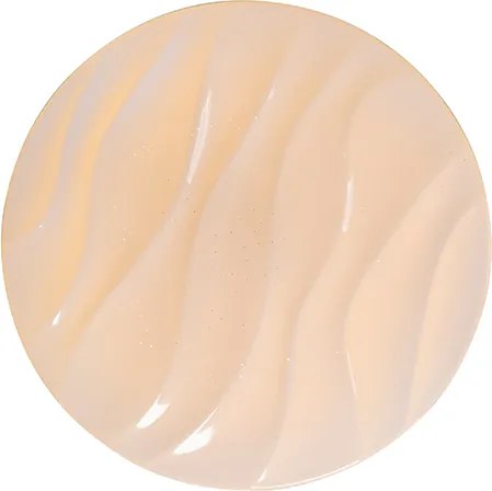 Plafondlamp wit 38 cm incl. LED met afstandsbediening - Damla