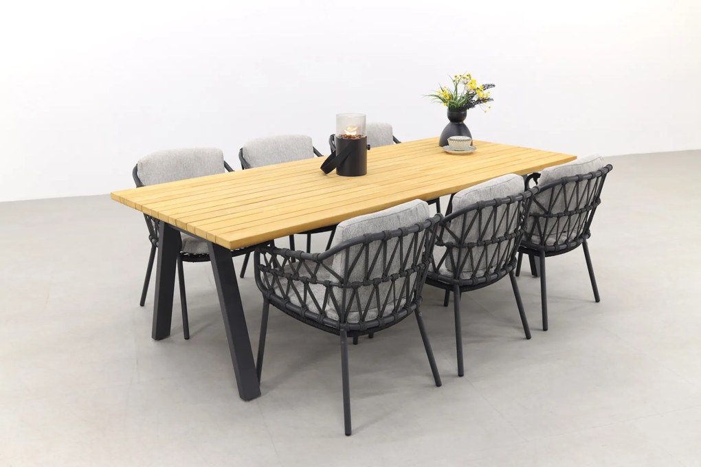 4 Seasons Calpi/Taste Ambassador 240x100 cm. tuinset - 7-delig OP=OP