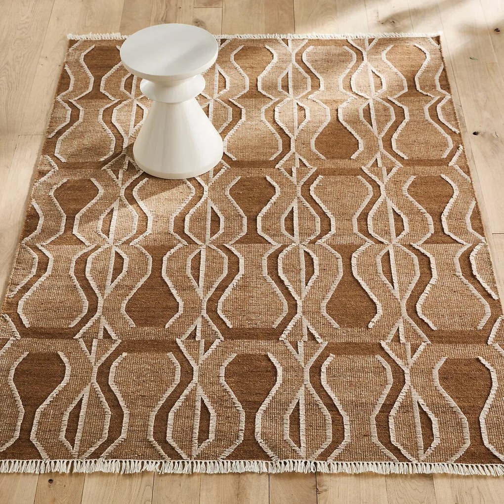 Handgeweven vloerkleed in wol, Kalah