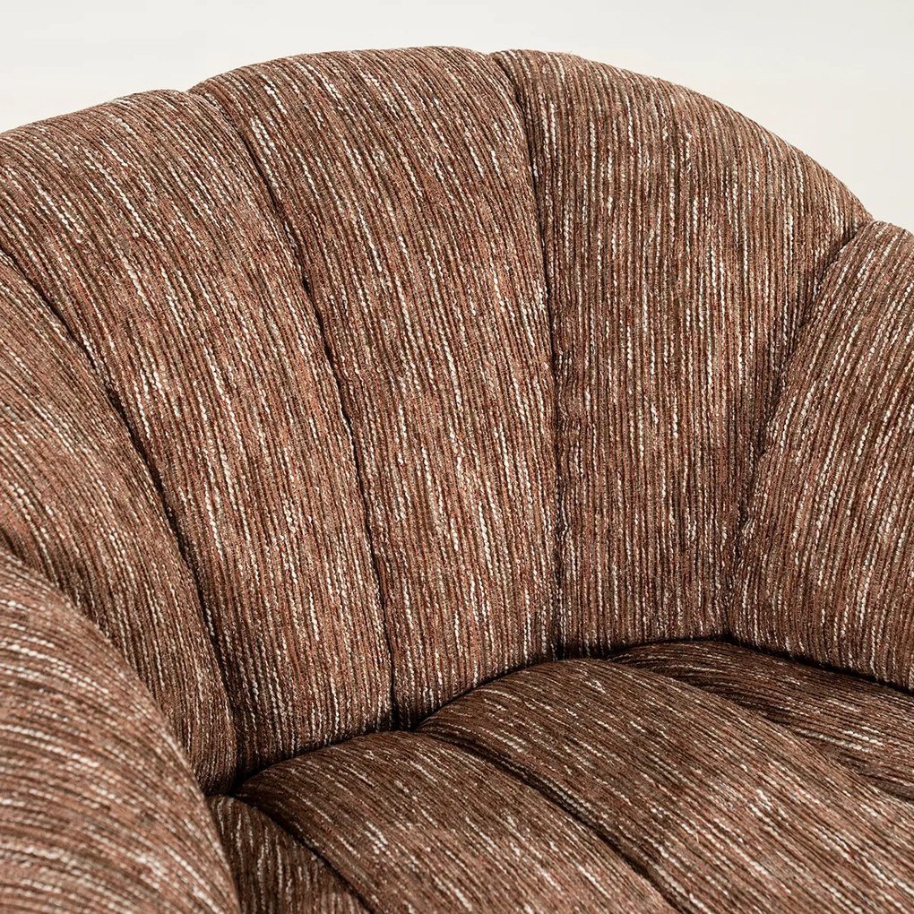 Schelpvormig Fauteuil Rood