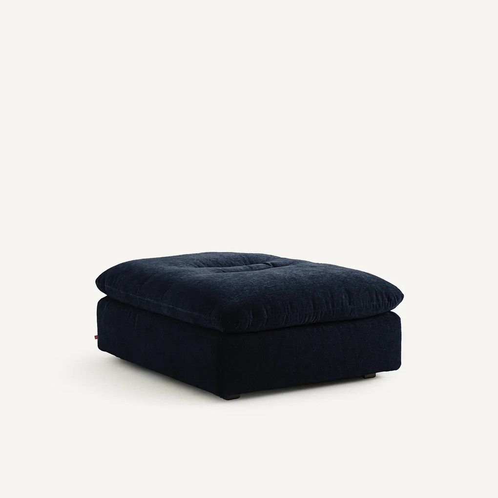 Verstelbare voetsteun van chenillefluweel, Giuliano