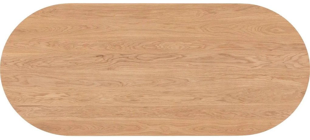 Goossens Excellent Eettafel Uniek, Semi rond 240 x 100 cm