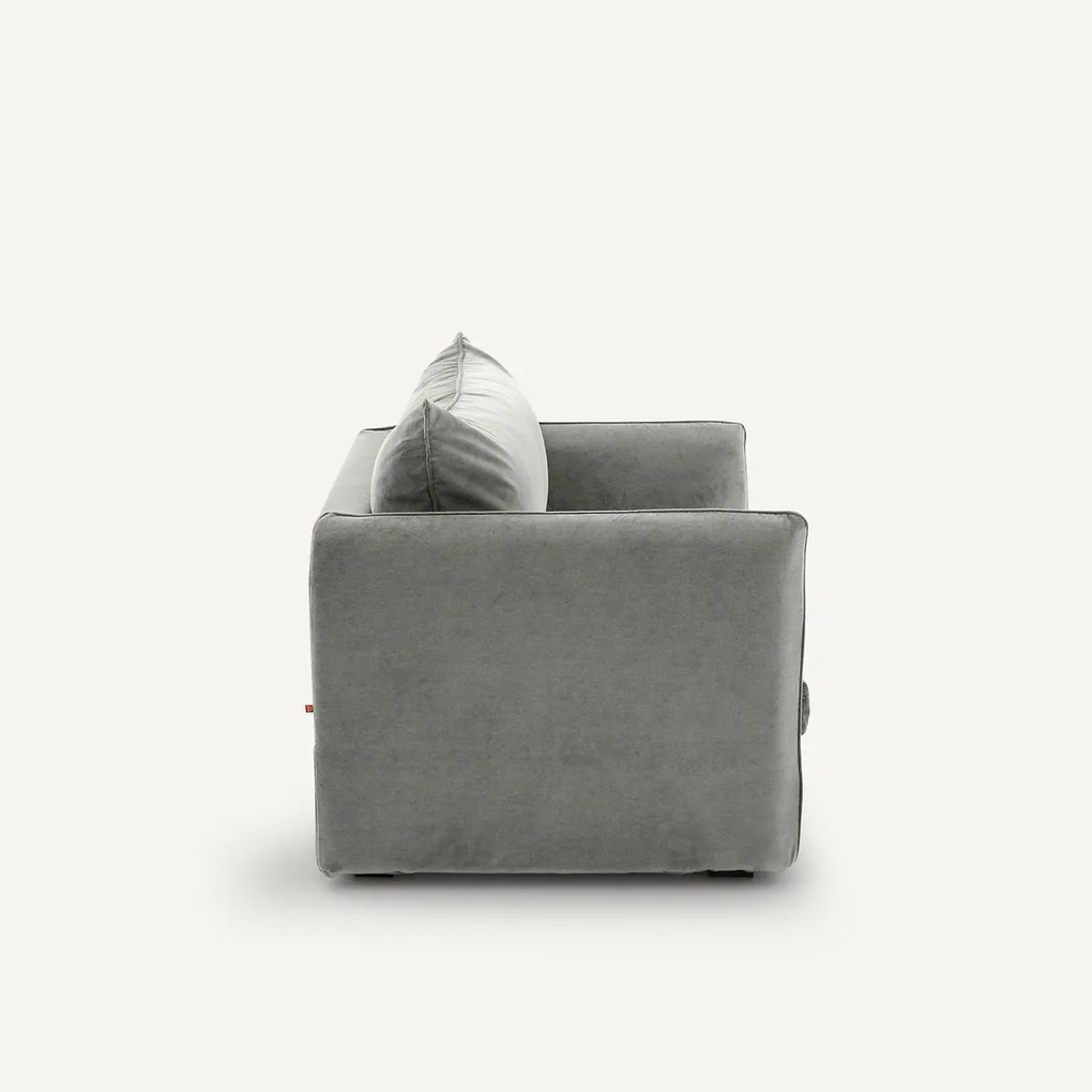 Fauteuil XL in stonewashed fluweel, Neo Chiquito