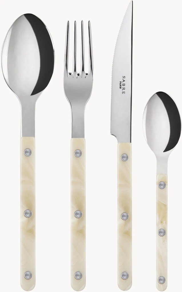 Bestekset Bistrot van edelstaal, in verschillende formaten verkrijgbaar