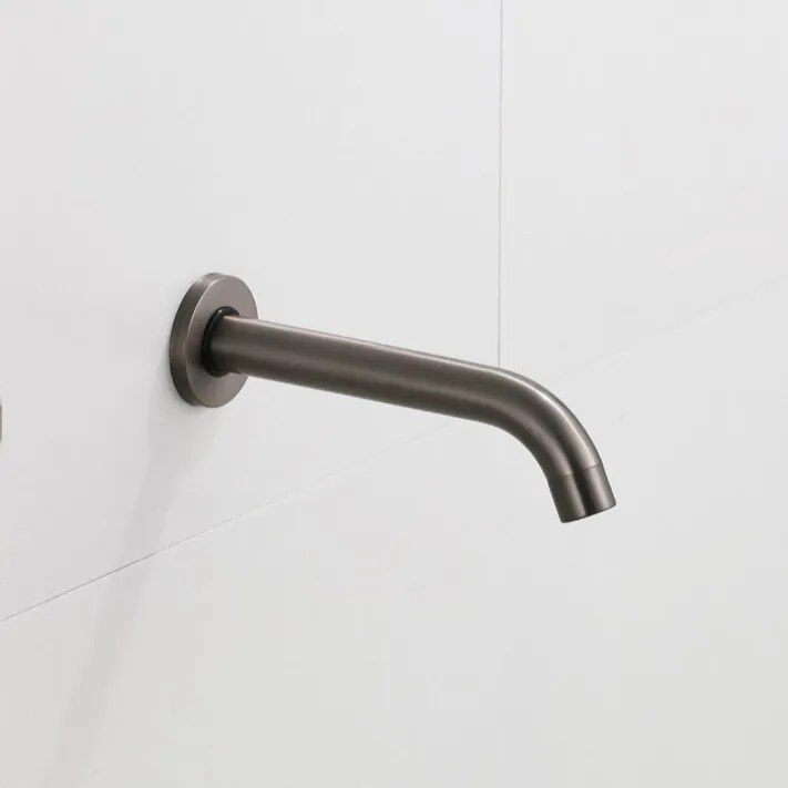 Saniclear Iron Curved Pro inbouw badkraan verouderd ijzer - gunmetal