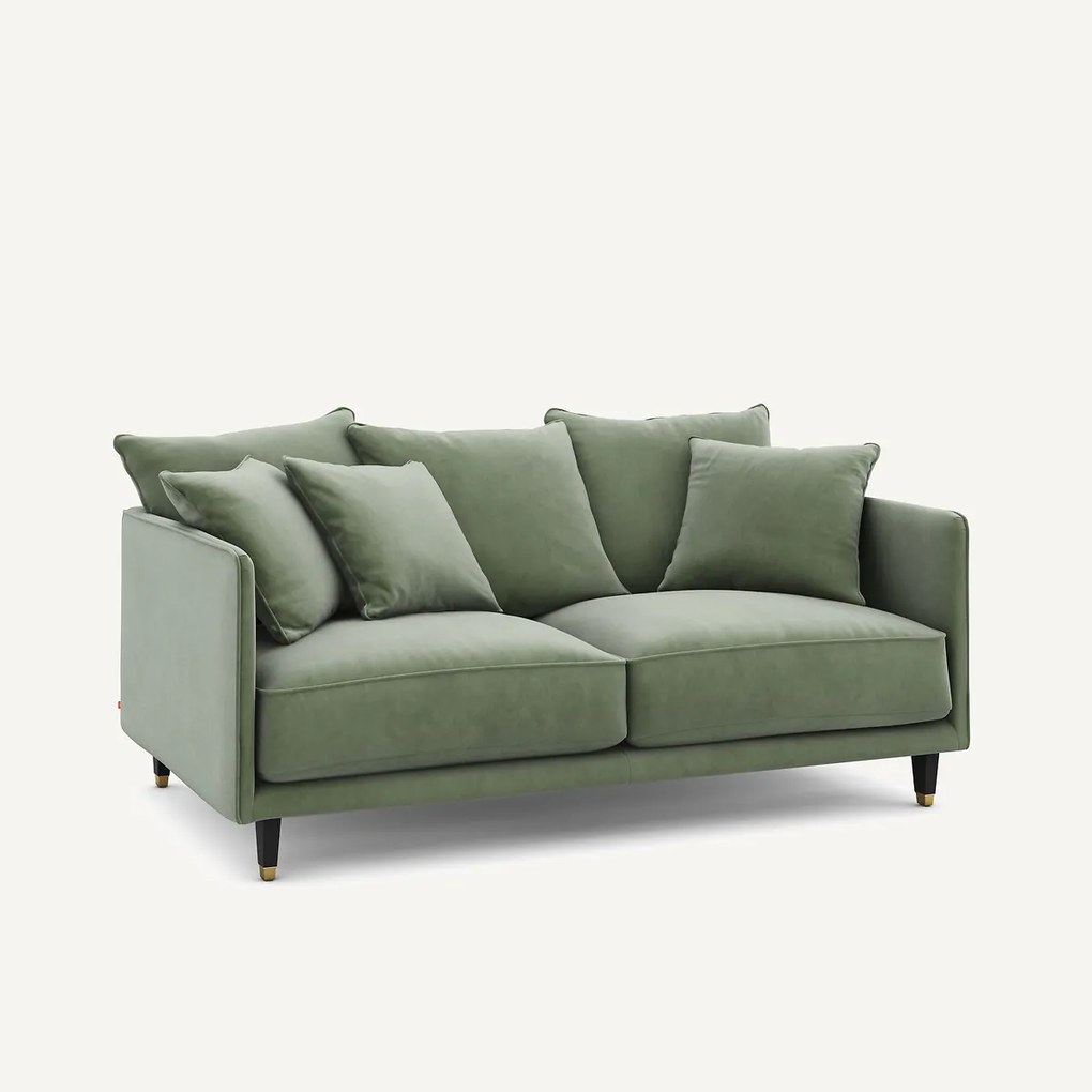 3-zits compacte fluwelen zetel, Lazare