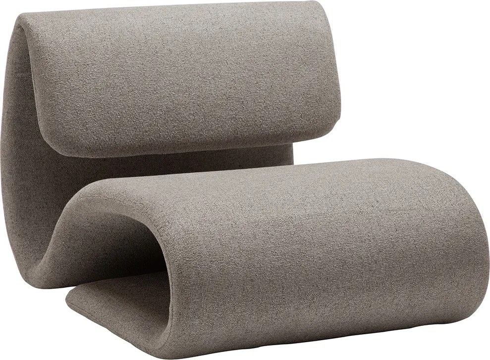 Dan-Form Dubna Design Lounge Stoel Boucle Pebble Earth